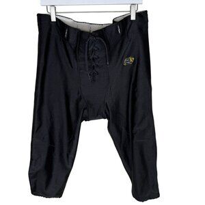 Vintage Allison Athletic Black Football Pants w/ Lion Logo, Size 2XL